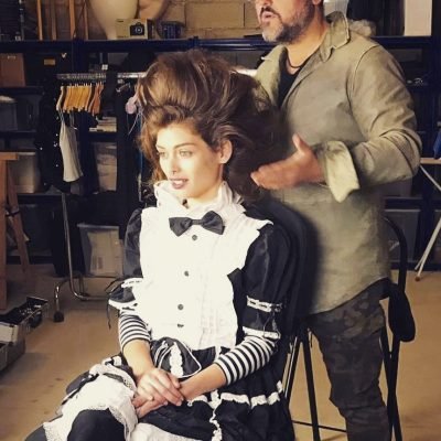 Preparando sesión... foto @alexamengual Modelo @lady.chesh